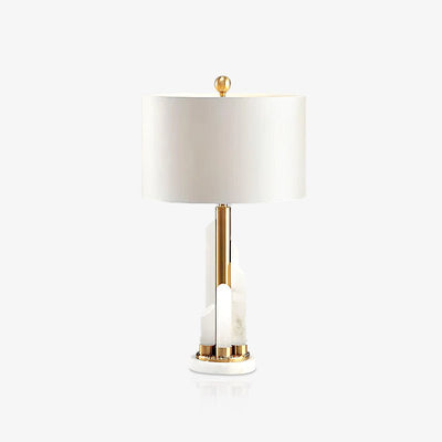 Orbit Metal Alabaster Table Lamp