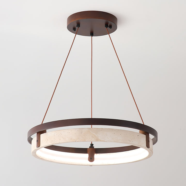 Orbit Travertine Pendant Light - Vakkerlight