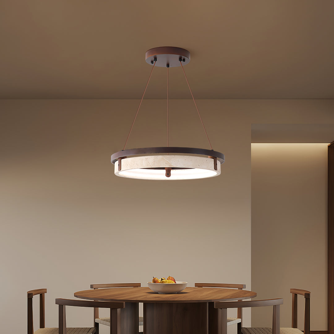 Orbit Travertine Pendant Light - Vakkerlight