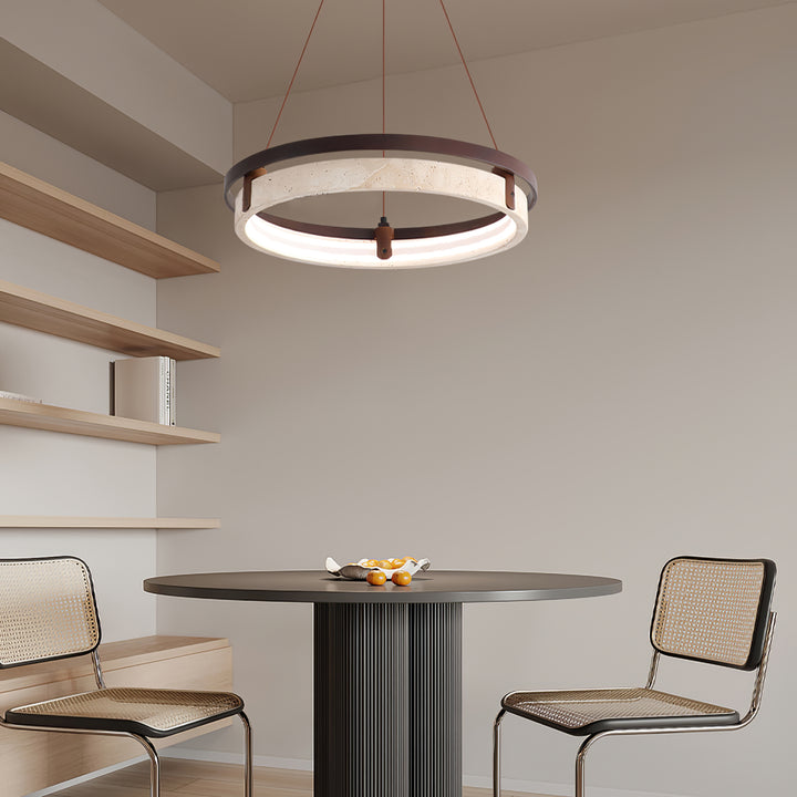 Orbit Travertine Pendant Light - Vakkerlight