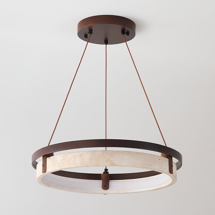 Orbit Travertine Pendant Light - Vakkerlight