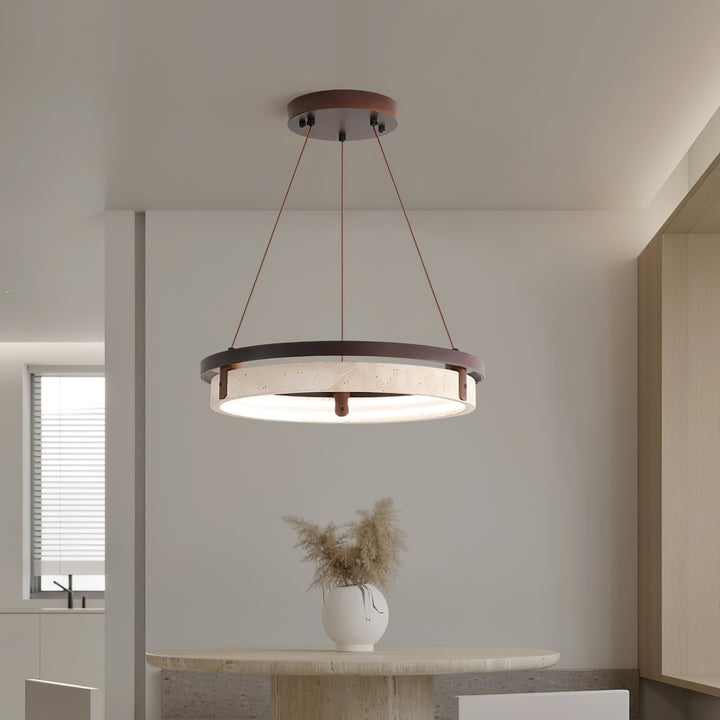 Orbit Travertine Pendant Light - Vakkerlight