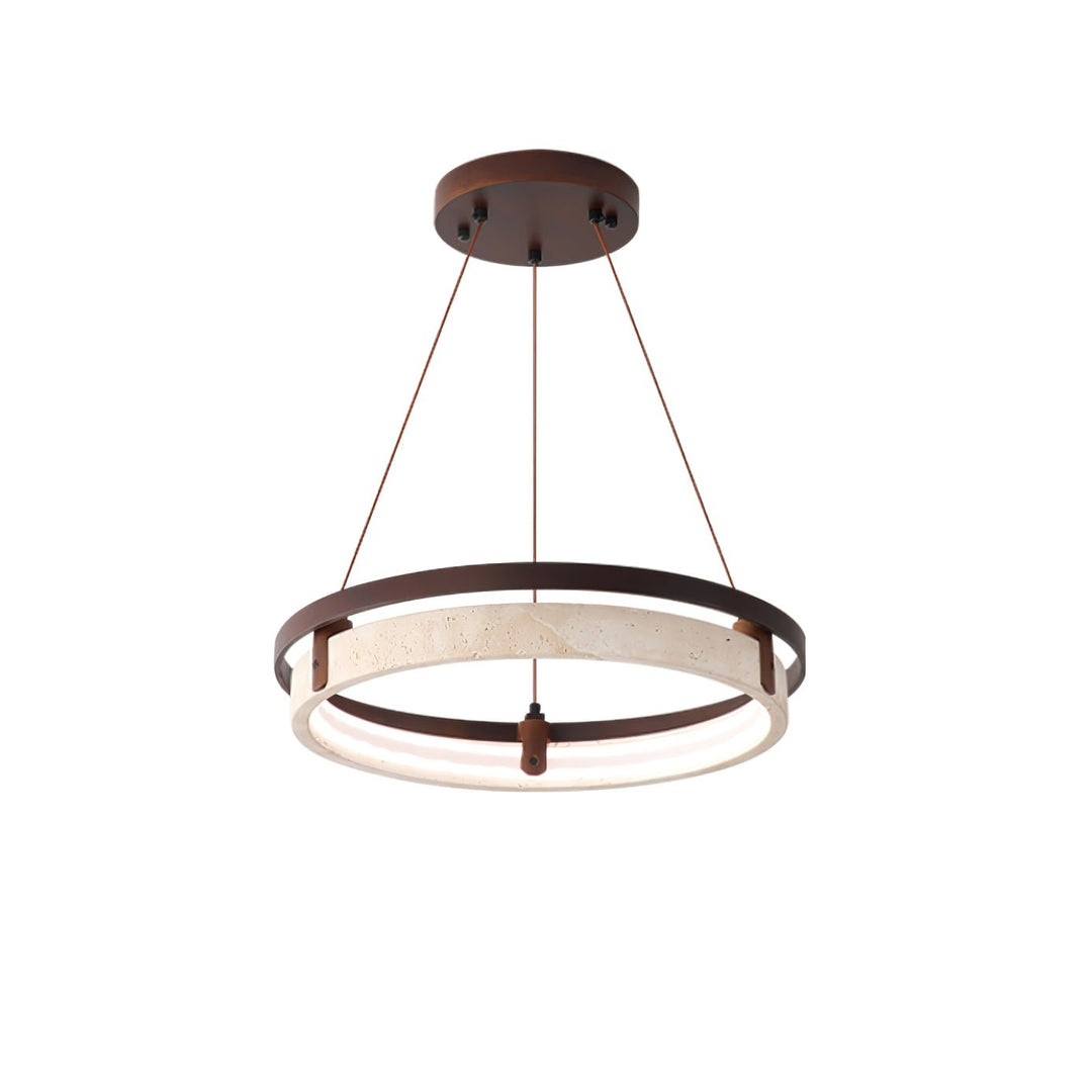 Orbit Travertine Pendant Light - Vakkerlight