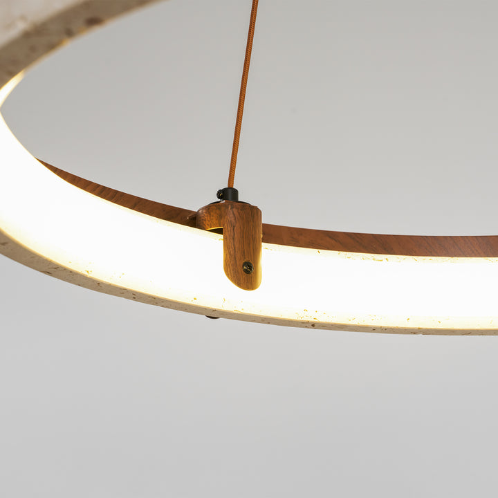 Orbit Travertine Pendant Light - Vakkerlight