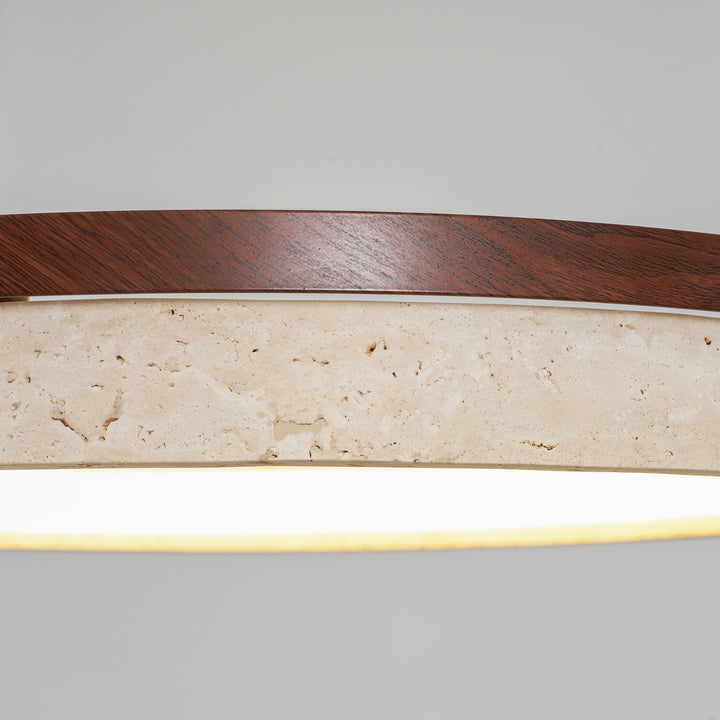 Orbit Travertine Pendant Light - Vakkerlight