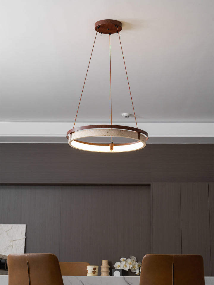 Orbit Travertine Pendant Light - Vakkerlight