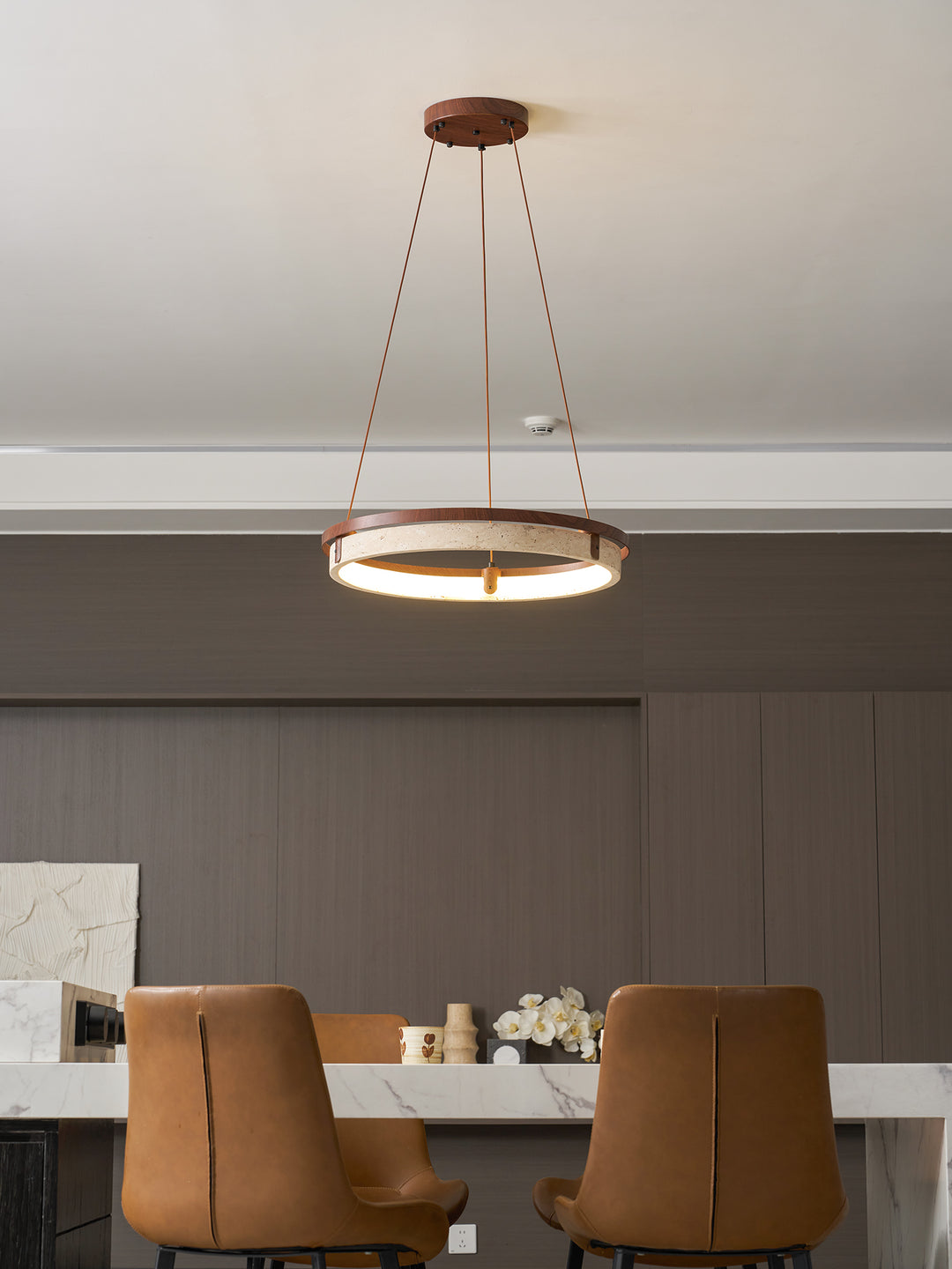 Orbit Travertine Pendant Light - Vakkerlight