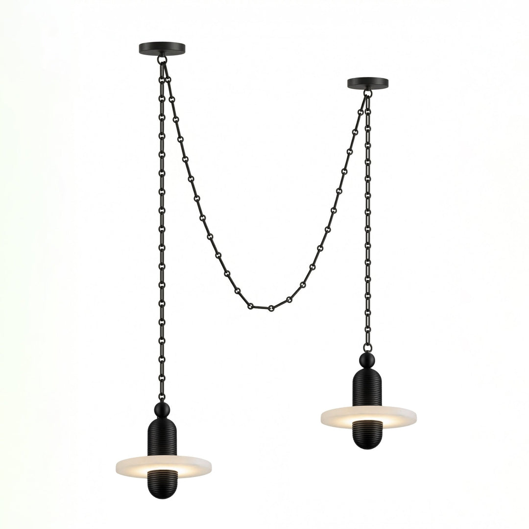Orbital Drift Chain Chandelier - Vakkerlight