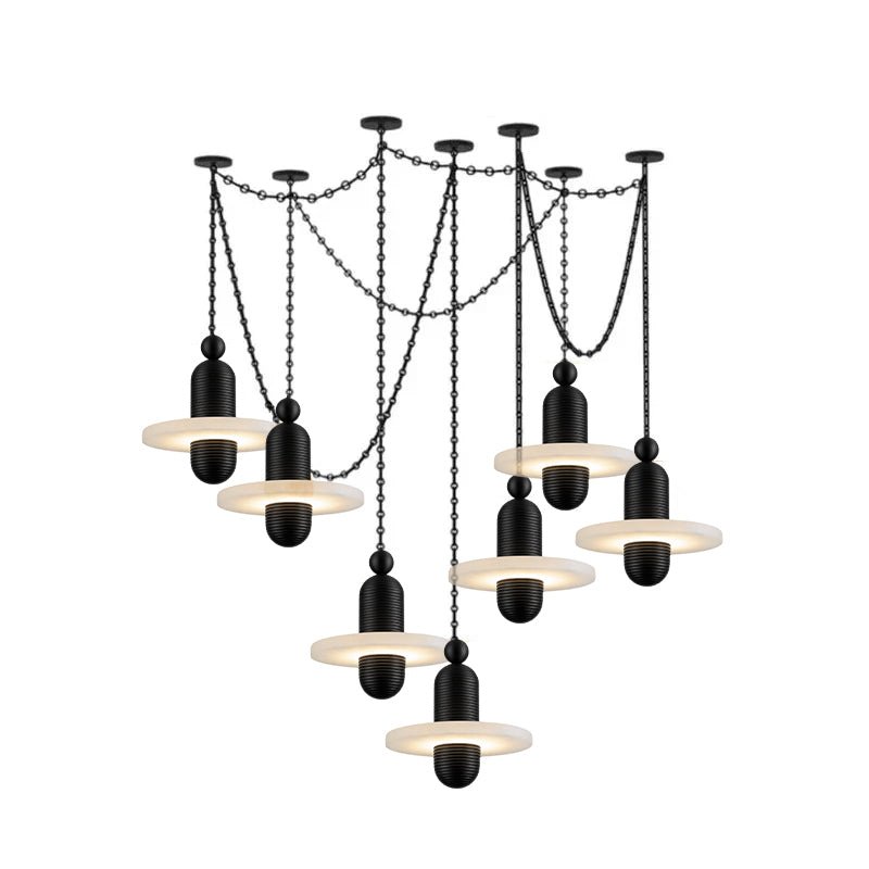 Orbital Drift Chain Chandelier - Vakkerlight