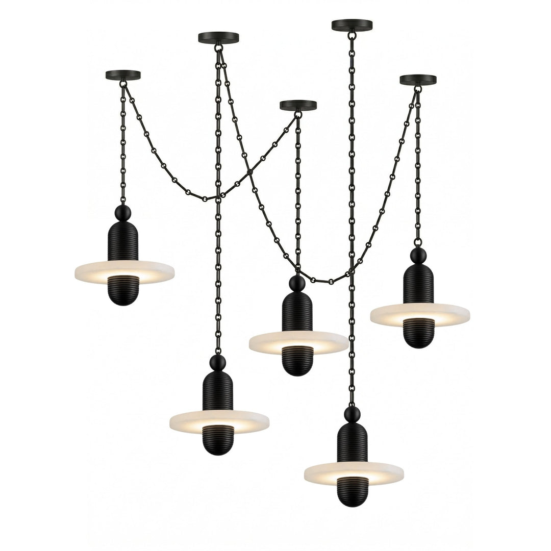 Orbital Drift Chain Chandelier - Vakkerlight