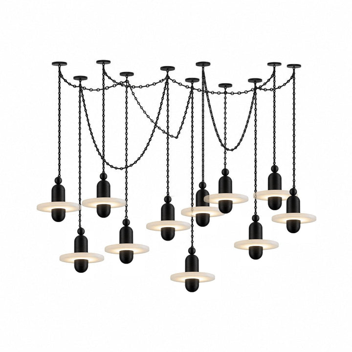 Orbital Drift Chain Chandelier - Vakkerlight