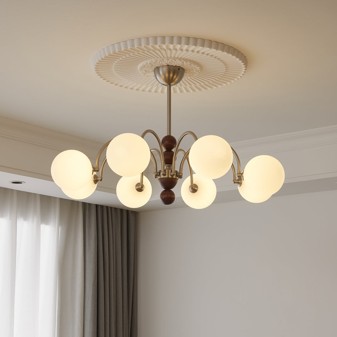 Orbital Curve Chandelier - Vakkerlight