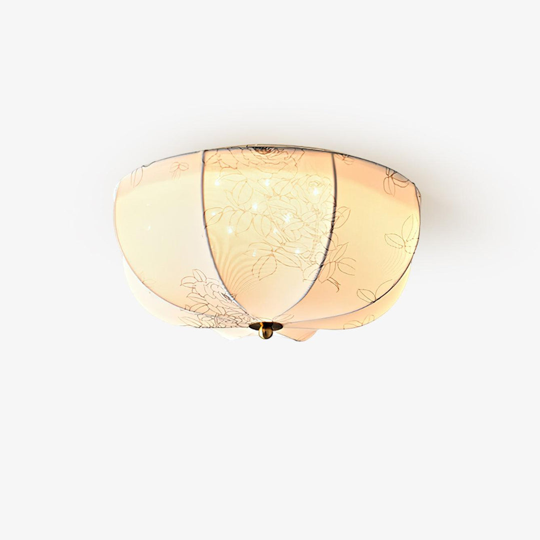 Orchid Fabric Ceiling Lamp - Vakkerlight