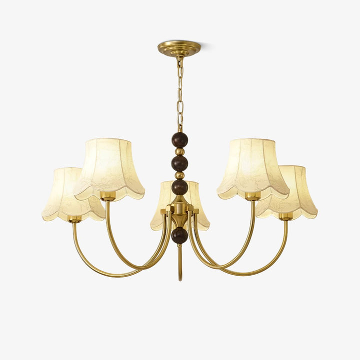 Orchid Fabric Chandelier - Vakkerlight