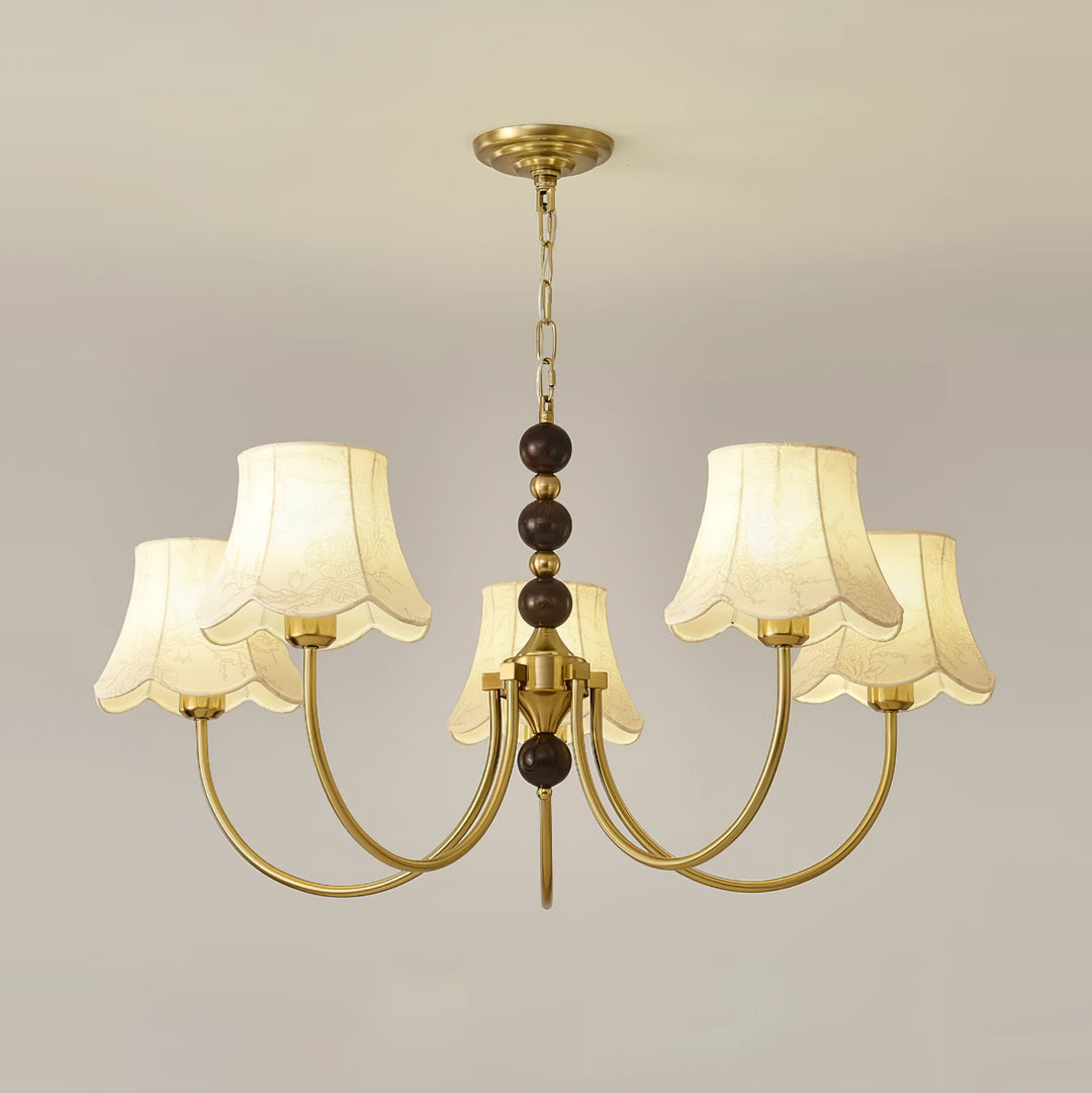 Orchid Fabric Chandelier - Vakkerlight