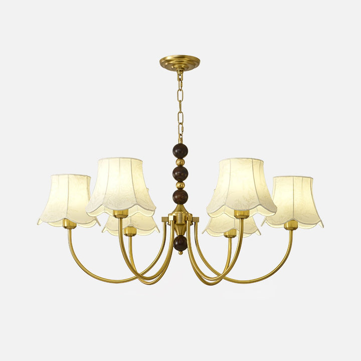 Orchid Fabric Chandelier - Vakkerlight