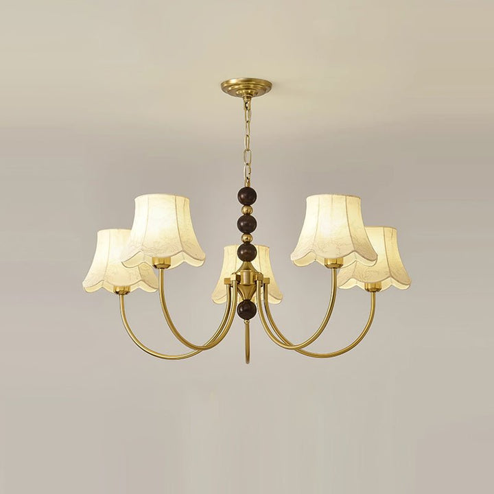 Orchid Fabric Chandelier - Vakkerlight