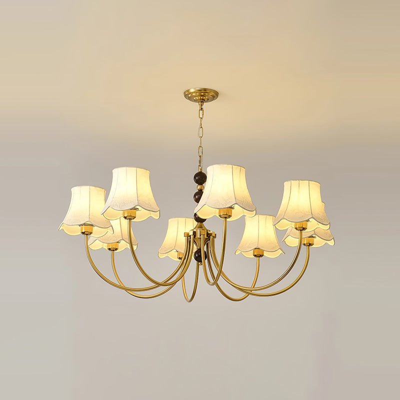 Orchid Fabric Chandelier - Vakkerlight