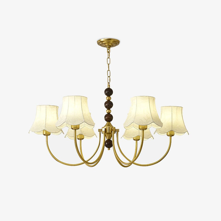 Orchid Fabric Chandelier - Vakkerlight