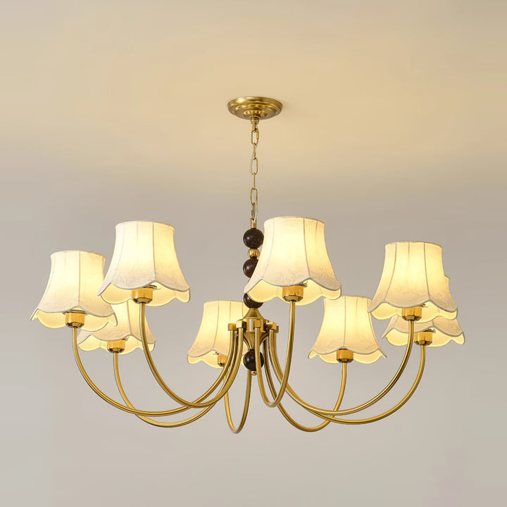 Orchid Fabric Chandelier - Vakkerlight