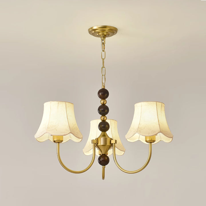 Orchid Fabric Chandelier - Vakkerlight