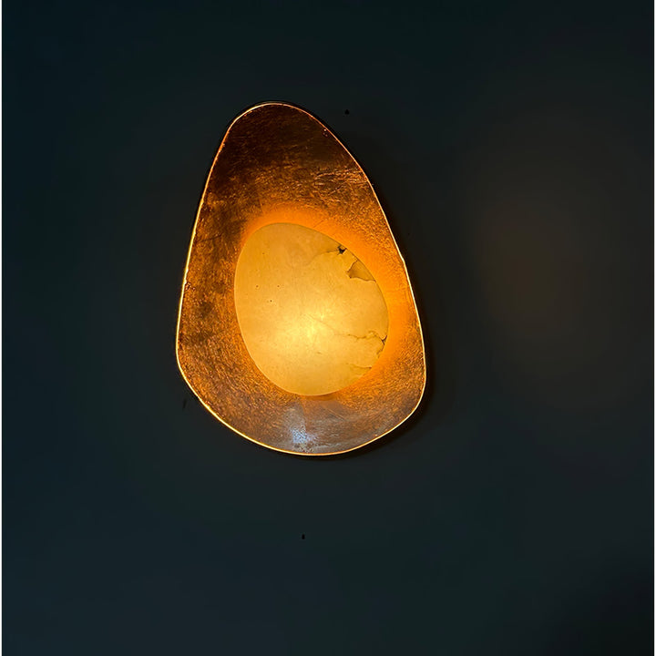 Organic Gilded Pebble Sconce - Vakkerlight