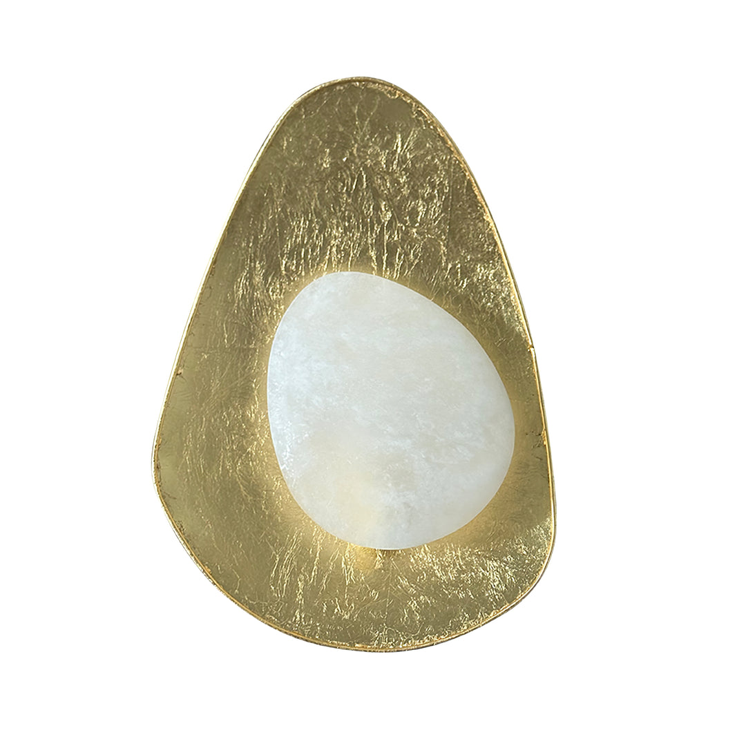 Organic Gilded Pebble Sconce - Vakkerlight