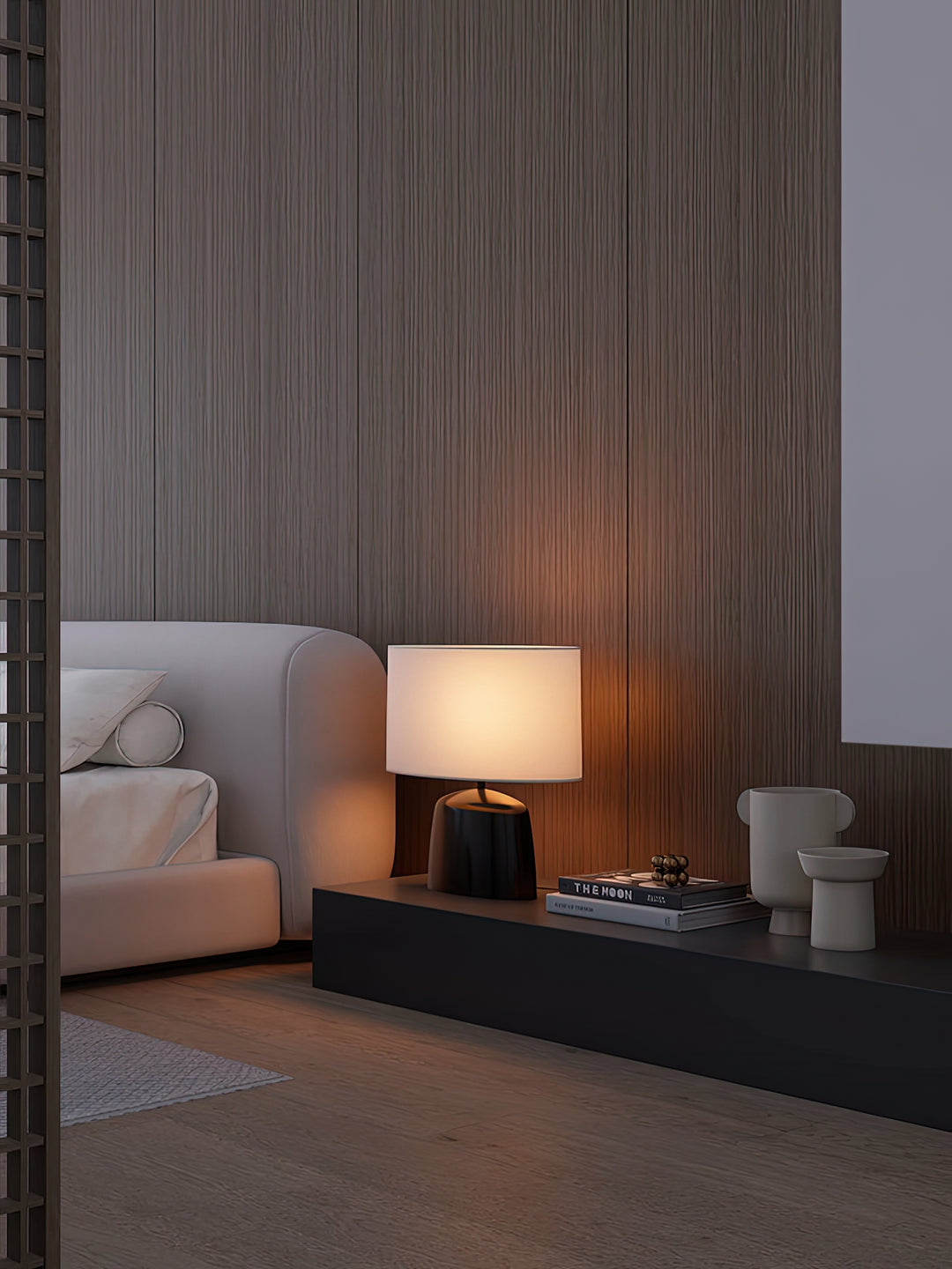 Modern Wood Table Lamp