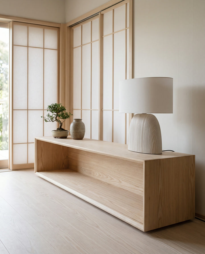 Modern Wood Table Lamp