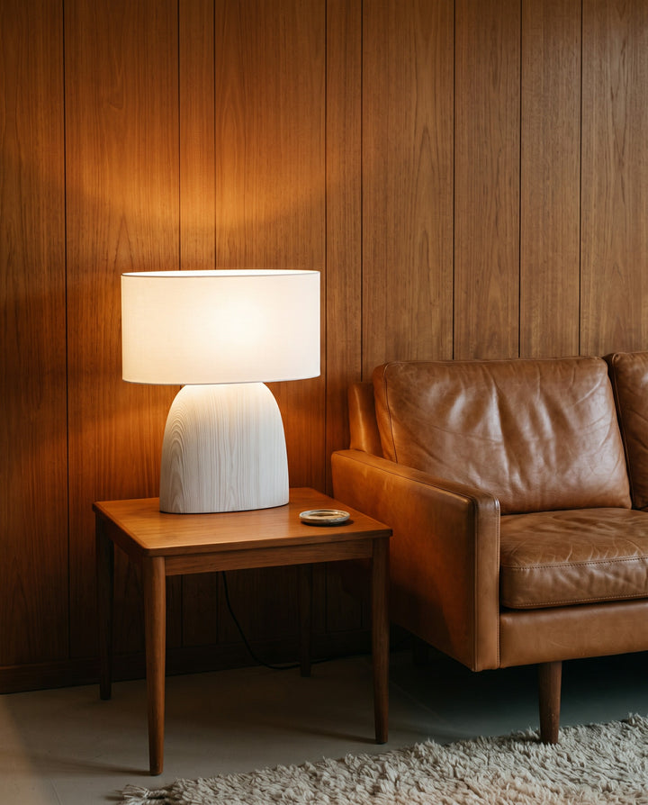 Modern Wood Table Lamp
