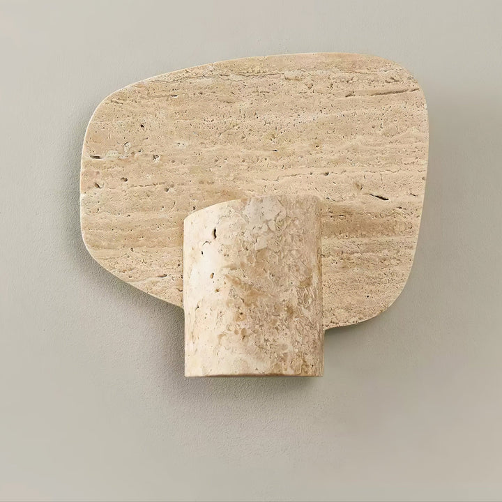 Organic Travertine Cylinder Wall Light - Vakkerlight