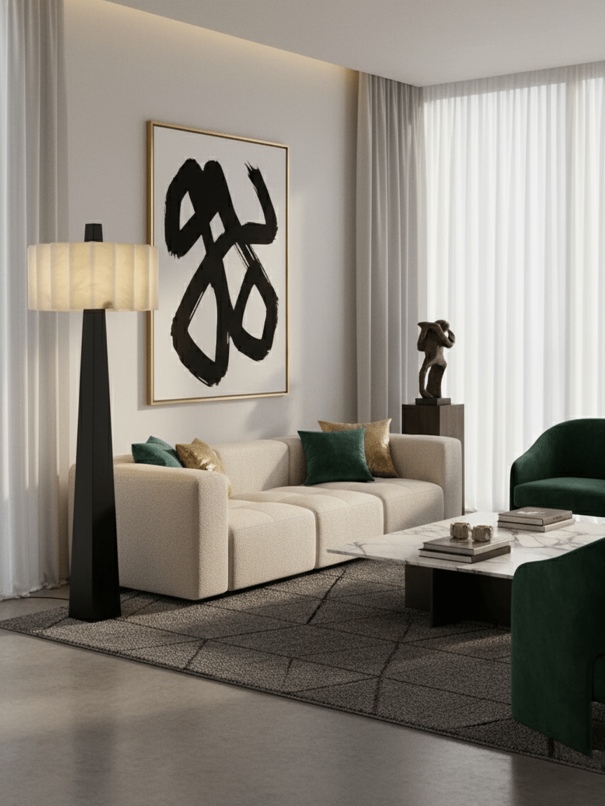 Origami Pleat Floor Lamp - Vakkerlight