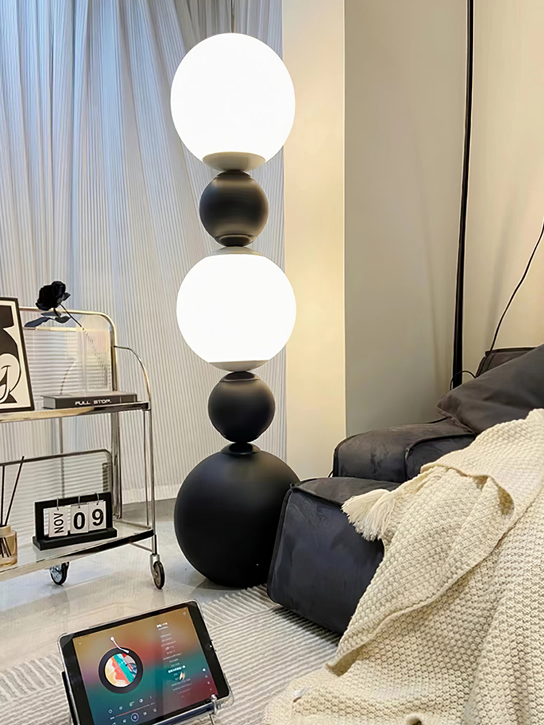 Orion Sphere Floor Lamp - Vakkerlight