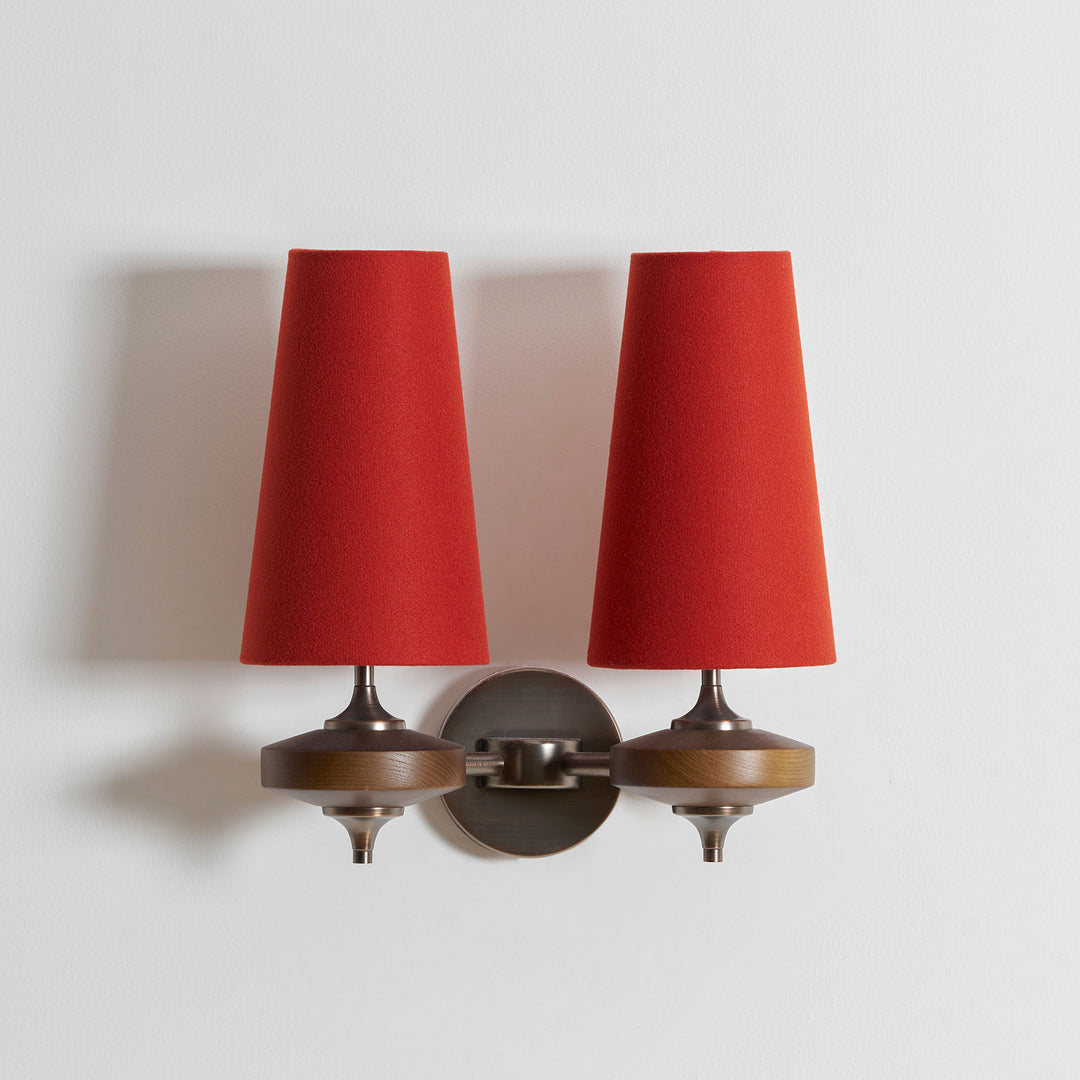 Orlan Twin Shade Wall Sconce - Vakkerlight