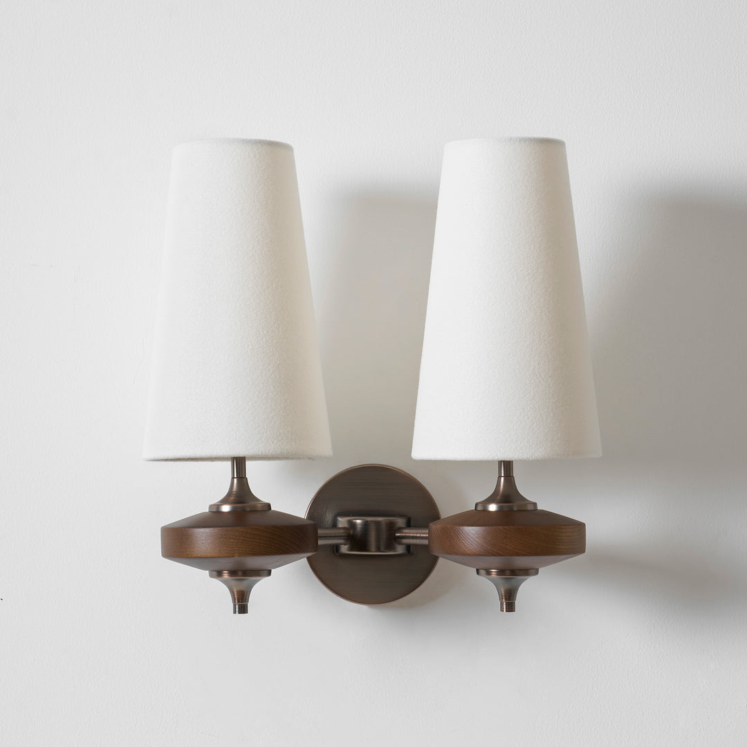 Orlan Twin Shade Wall Sconce - Vakkerlight