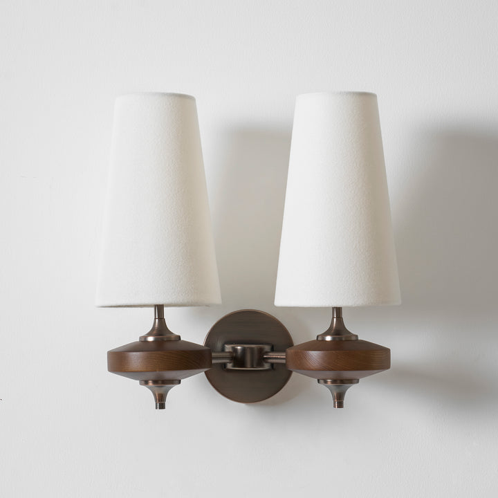 Orlan Twin Shade Wall Sconce - Vakkerlight