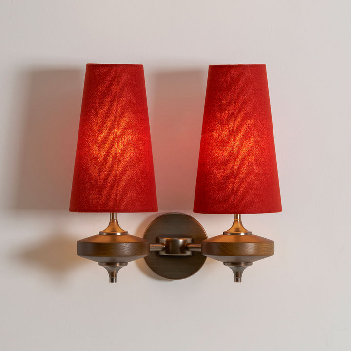 Orlan Twin Shade Wall Sconce - Vakkerlight