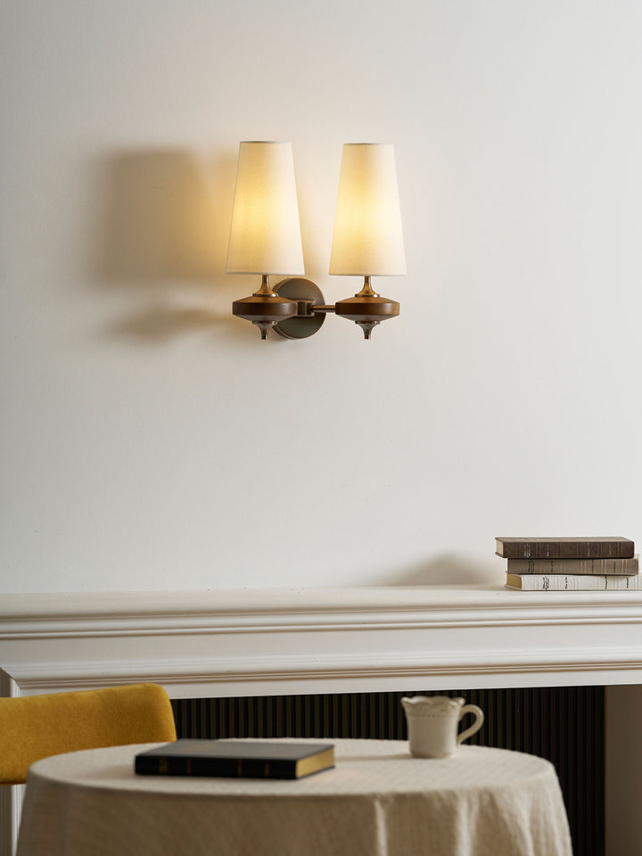 Orlan Twin Shade Wall Sconce - Vakkerlight
