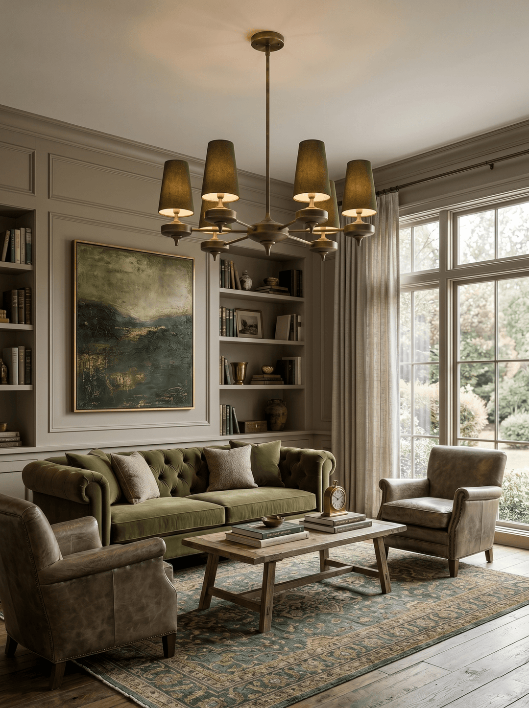 Orlan Shade Chandelier - Vakkerlight