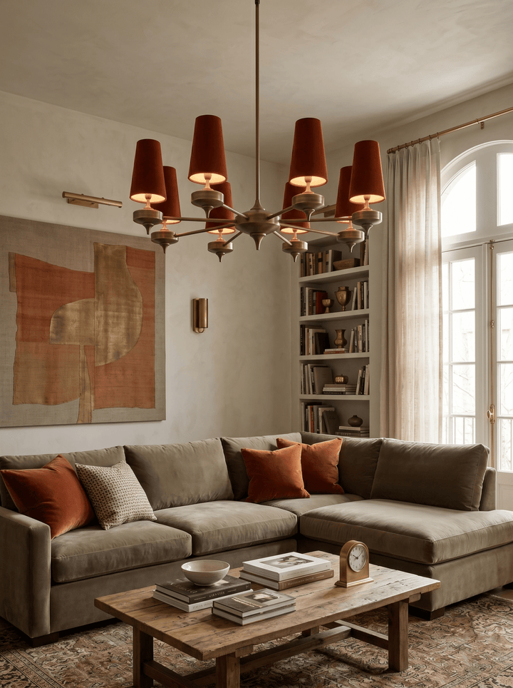 Orlan Shade Chandelier - Vakkerlight