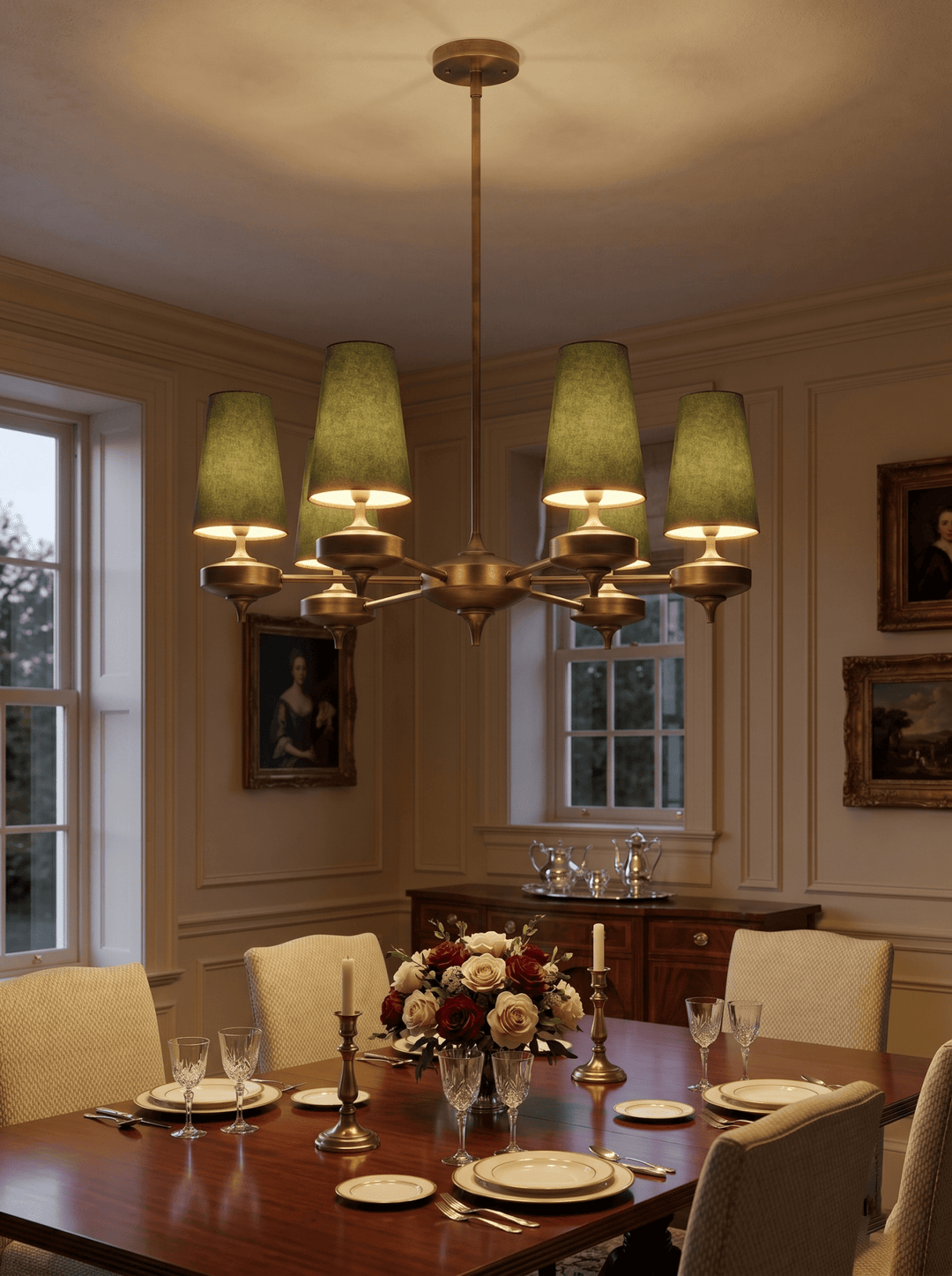 Orlan Shade Chandelier - Vakkerlight