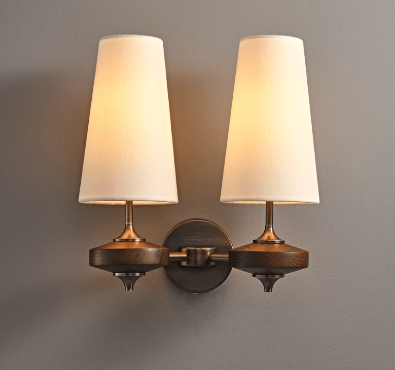 Orlan Twin Shade Wall Sconce - Vakkerlight