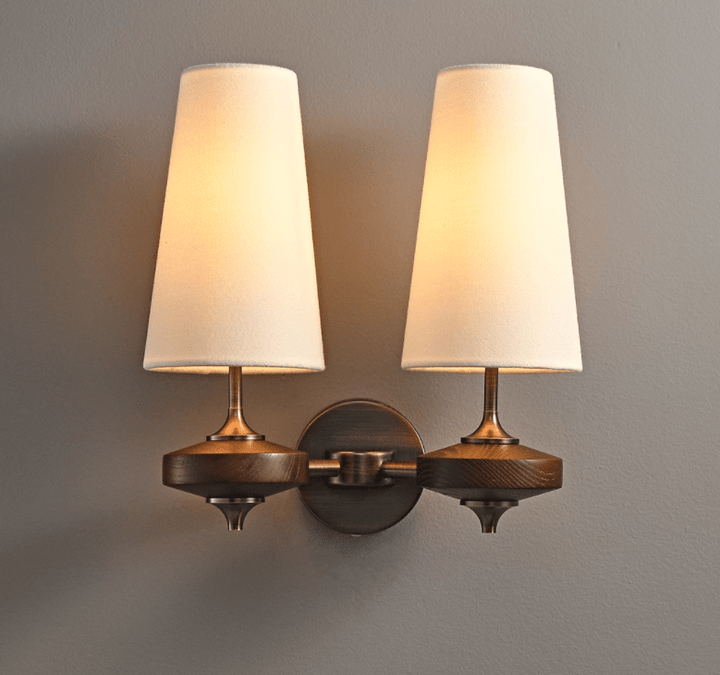 Orlan Twin Shade Wall Sconce - Vakkerlight