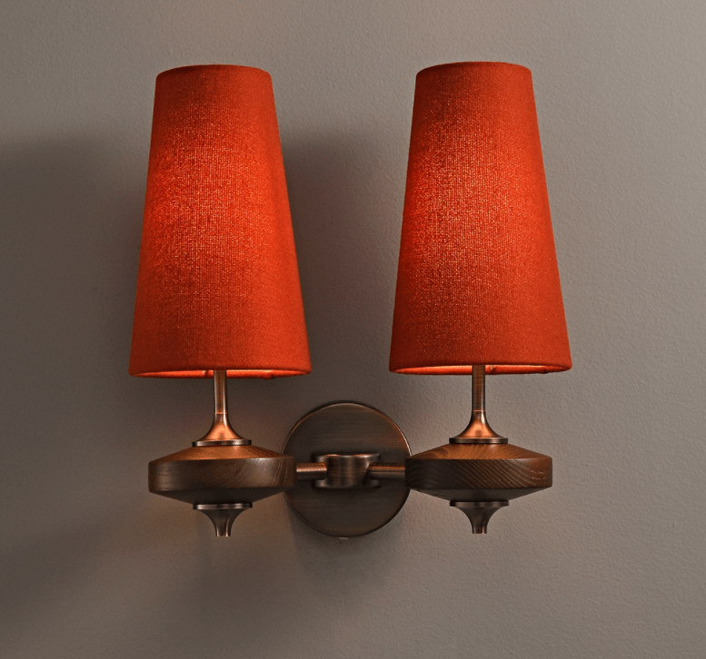 Orlan Twin Shade Wall Sconce - Vakkerlight