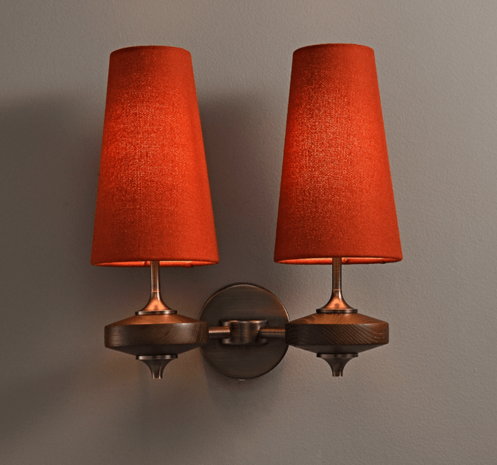 Orlan Twin Shade Wall Sconce - Vakkerlight
