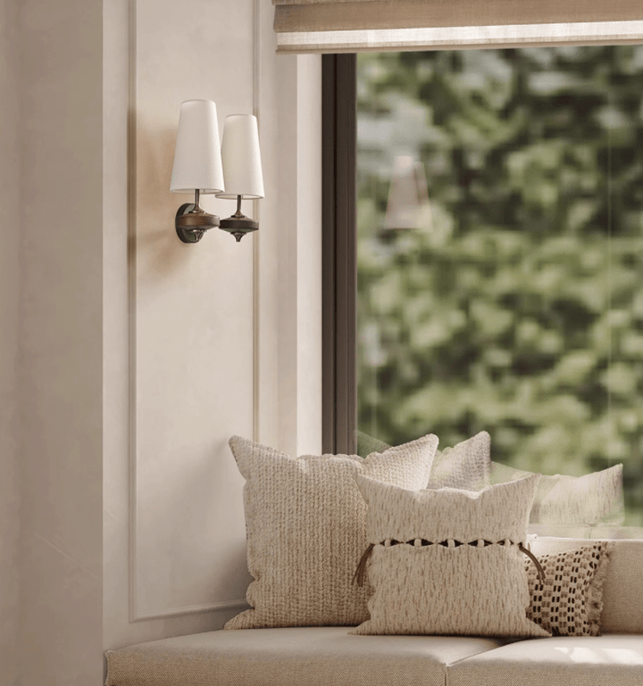 Orlan Twin Shade Wall Sconce - Vakkerlight