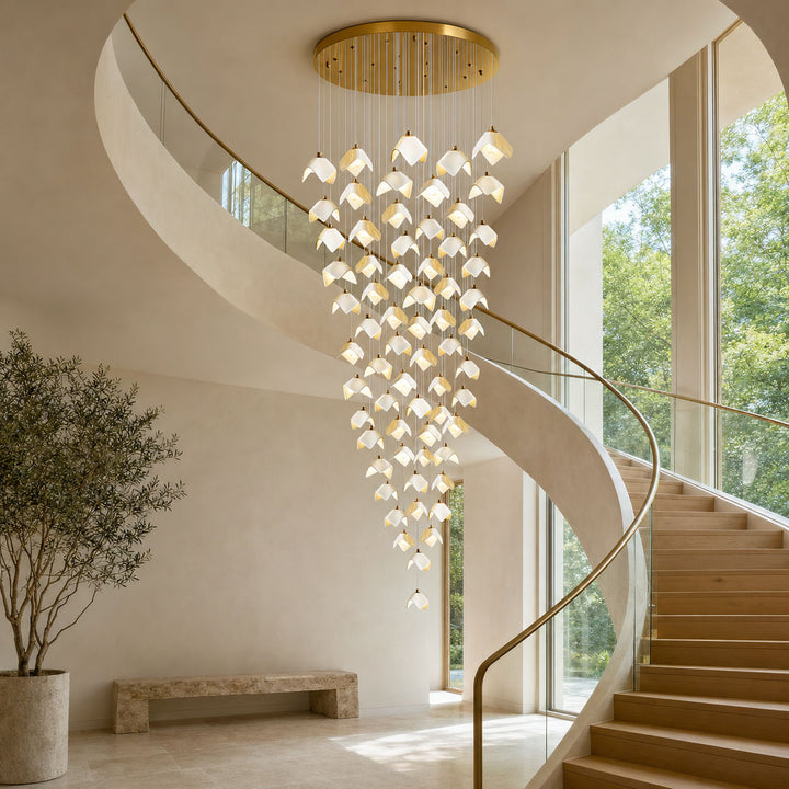Orlani Cascade Stairs Chandelier