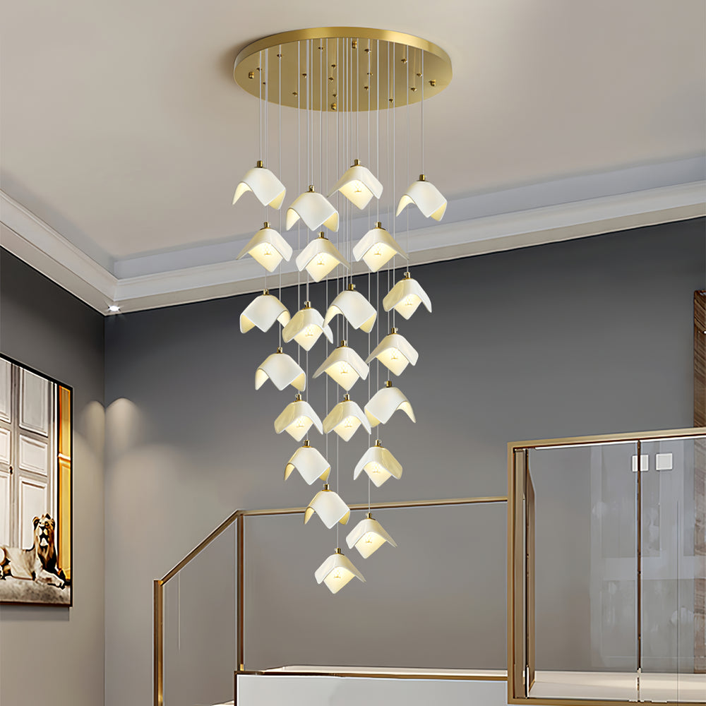 Orlani Cascade Stairs Chandelier - Vakkerlight