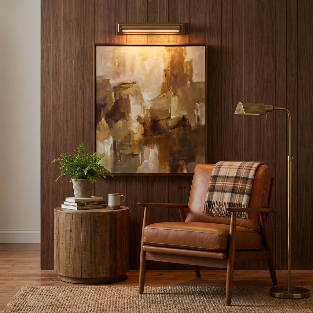 Orlena Vintage Brass Gallery Wall Light