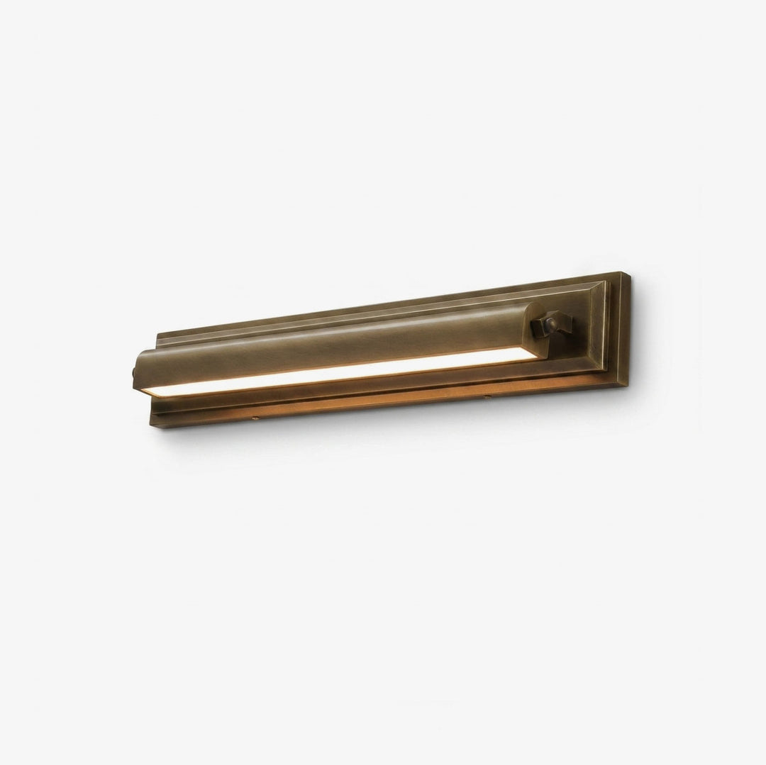 Orlena Vintage Brass Gallery Wall Light